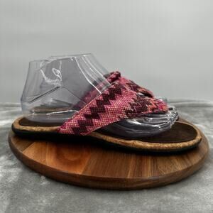 Sanuk Yoga Sling 2 Shoes Womens Size 10 Knit Thong Sandals Flip Flops Comfort